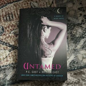 Untamed by P.C. Cast + Kristin Cast - Black and Pink Cover